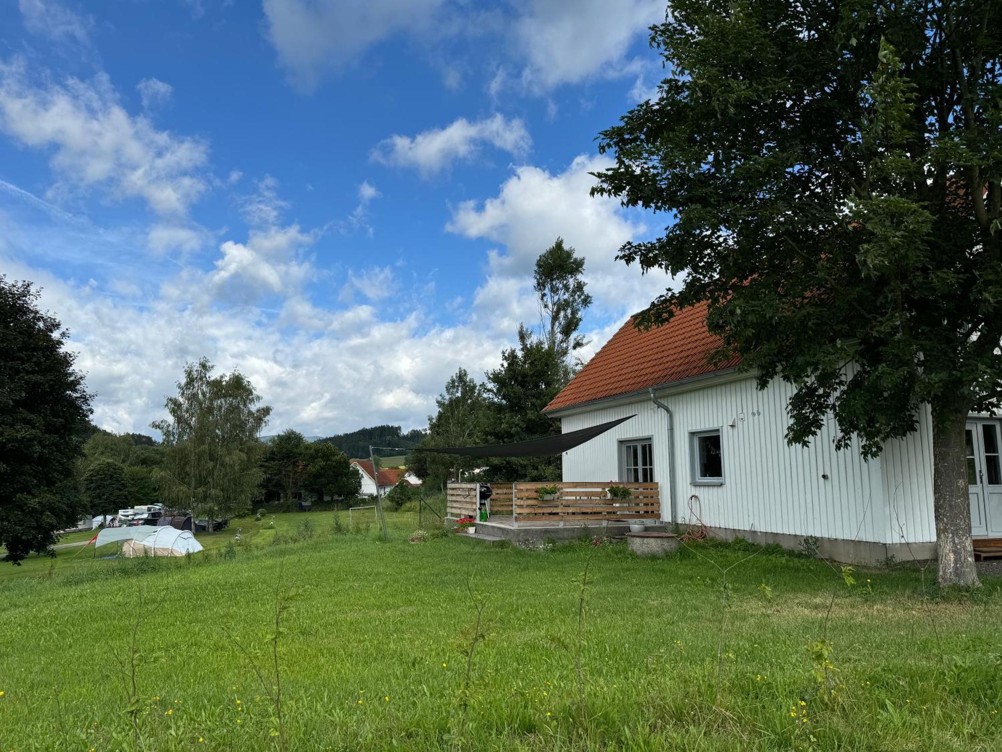 Camphouse Villa Chvalsiny ภายนอก รูปภาพ